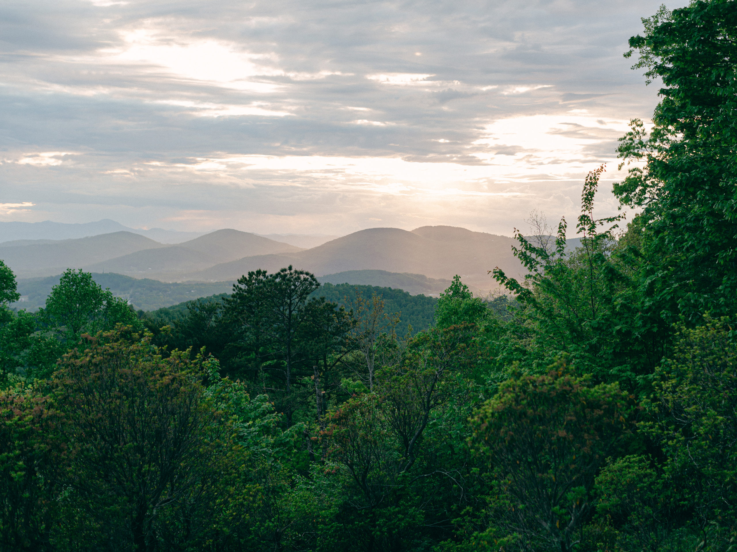 Asheville Elopement Guide View of the Appalachian Mountains Mountains